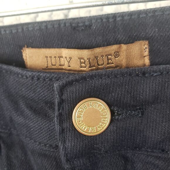 Judy Blue Jeans Womens 7 29 Black Skinny High Rise Stretch Casualcore - Picture 3 of 11